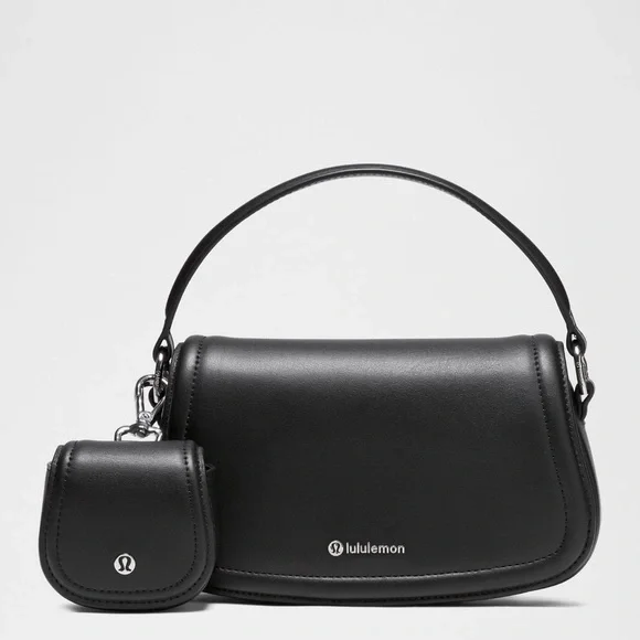 Lululemon Athletica Black Shoulder Bag Duo - Picture 1 of 5